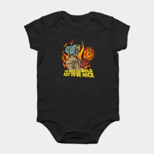 Welder Quotes Baby Bodysuit